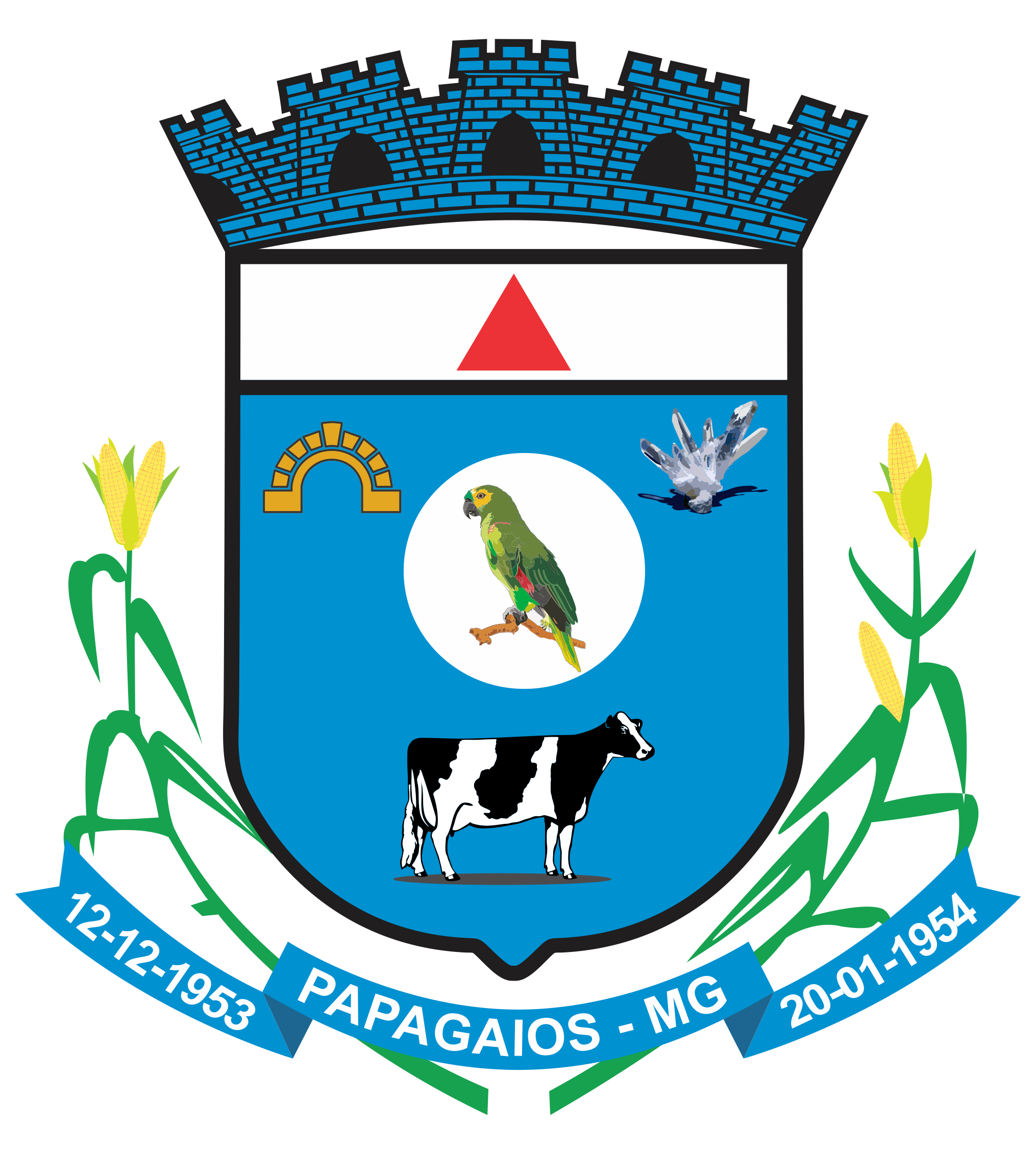 Logo da entidade CÂMARA MUNICIPAL DE PAPAGAIOS - MG